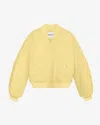 Etoile Bessime Bomber Jacket In Yellow