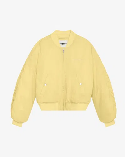 Isabel Marant Étoile Bessime Bomber Jacket In Yellow