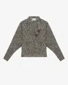 Isabel Marant Étoile Bluse Vilda In Ecru And Black