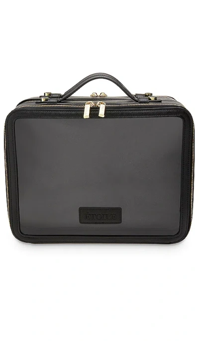 Etoile Collective Large Twin Cosmetic Case In Black