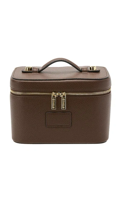 Etoile Collective Mini Vanity Case In Brown