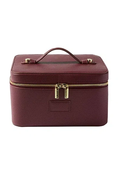 Etoile Collective Vanity Case In Burgundy