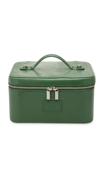 Etoile Collective Vanity Case In Moss Lizard Print