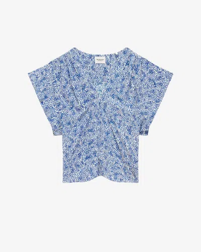 Isabel Marant Étoile Delocia Oberteil In Blue