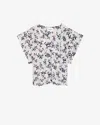 Isabel Marant Étoile Delocia Top In Ecru-midnight