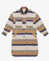 Isabel Marant Étoile Djila Coat In Multicolor