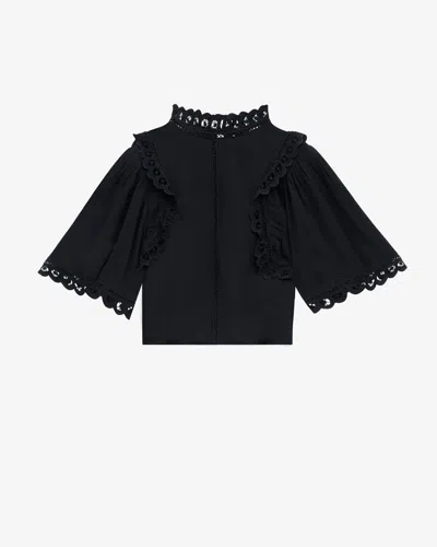 Isabel Marant Étoile Enoha Blouse In Black