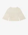 Isabel Marant Étoile Oberteil Frizy In Ecru