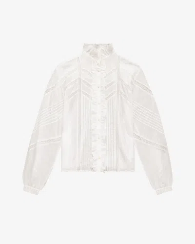 Isabel Marant Étoile Gaia Blouse In White