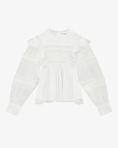 Isabel Marant Étoile Ganael Blouse In White
