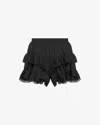 Isabel Marant Étoile Gisele Shorts In Black