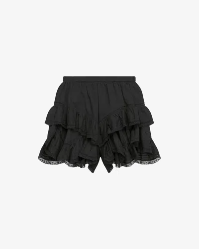 Isabel Marant Étoile Gisele Shorts In Black