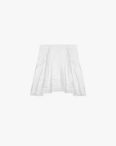 Isabel Marant Étoile Giuliani Skirt In White