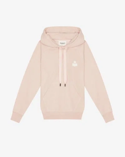 Etoile Hoodie Malibu Mit Logo In Pearl Rose-ecru