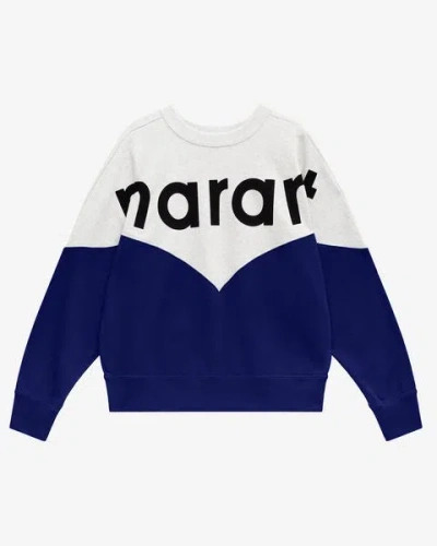 Isabel Marant Étoile Houston Sweatshirt In Light Blue