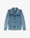 Isabel Marant Étoile Marant Etoile 'idety' Shirt In Light Blue