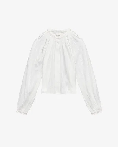 Isabel Marant Étoile Imayae Shirt In White