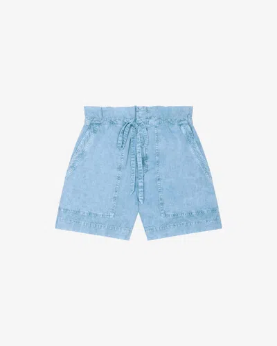 Isabel Marant Étoile Ipolyte Shorts In Blue