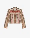 Isabel Marant Étoile Delphina Jacket In Camel
