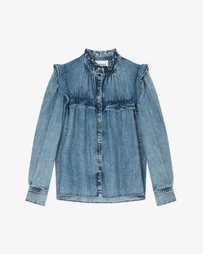Isabel Marant Étoile Women's Idety Shirt In Blue