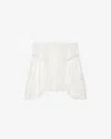 Isabel Marant Étoile Jorena Mini Skirt In White