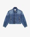 Isabel Marant Étoile Blue Julie Denim Jacket In Blue