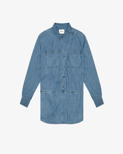 Isabel Marant Étoile Kleid Ilaya In Blue