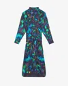 Isabel Marant Étoile Nesly Shirt Dress In Blue-green