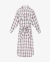 Isabel Marant Étoile Kleid Nesly In Ecru-pink