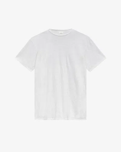 Isabel Marant Étoile Koldi T-shirt In White-light Gold