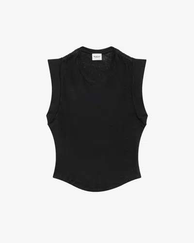 Isabel Marant Étoile Kotty Tee-shirt In Black