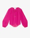 Isabel Marant Étoile Lamaya Top In Purple