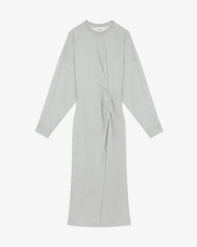 Isabel Marant Étoile Langes Kleid Salomon In Gray