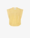 Isabel Marant Étoile Yellow Leaza Blouse In Sunlight