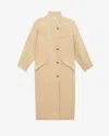 Isabel Marant Étoile Lewina Coat In Ecru