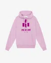 Isabel Marant Étoile Mansel Oversized Hoodie Sweatshirt In Lilac-purple