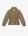 Isabel Marant Étoile Dastyni Coat In Khaki