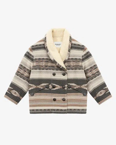Isabel Marant Étoile Mantel Dorcas In Gray