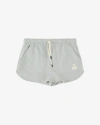 Isabel Marant Étoile Mifa Shorts In Light Blue And Ecru