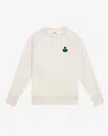 Isabel Marant Étoile Milla Sweatshirt In Ecru-emerald