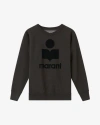 Isabel Marant Étoile Millyny Black Crewneck Sweatshirt In Black