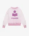 Isabel Marant Étoile Mobyli Logo-print Sweatshirt In Lilac