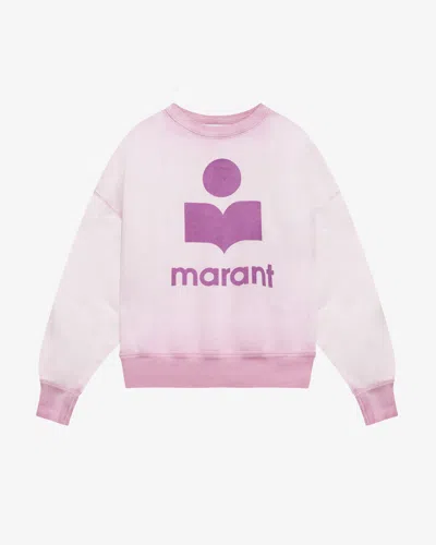 Isabel Marant Étoile Mobyli Logo-print Sweatshirt In Purple