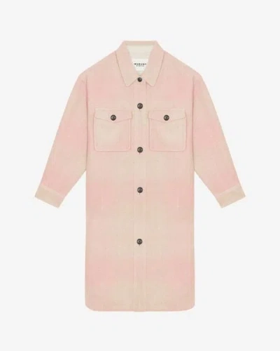 Isabel Marant Étoile Montizi Coat In Light Pink