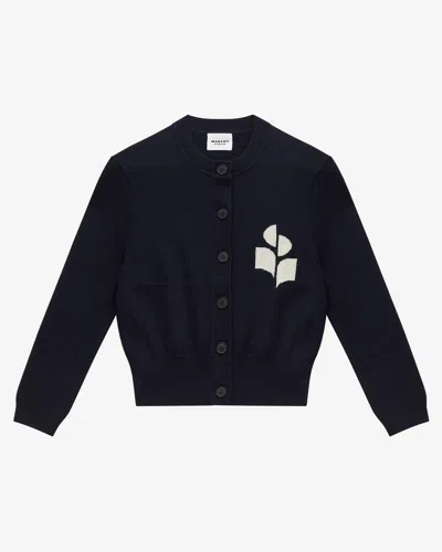 Isabel Marant Étoile Newton Cardigan In Midnight