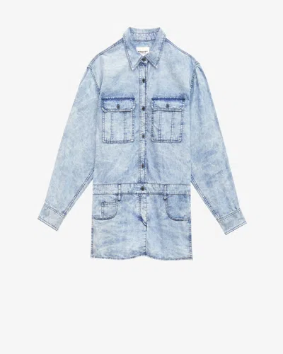 Isabel Marant Étoile Palvina Dress In Blue