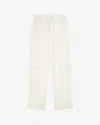 Isabel Marant Étoile Peorana Sweatpants In Ecru