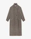 Isabel Marant Étoile Sabine Coat In Beige