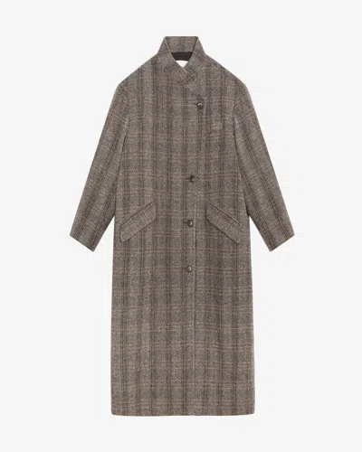 Isabel Marant Étoile Sabine Coat In Beige