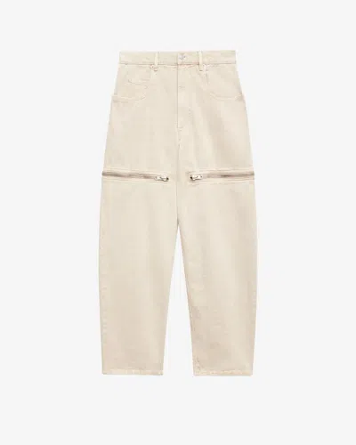 Isabel Marant Étoile Salia Pants In Ecru